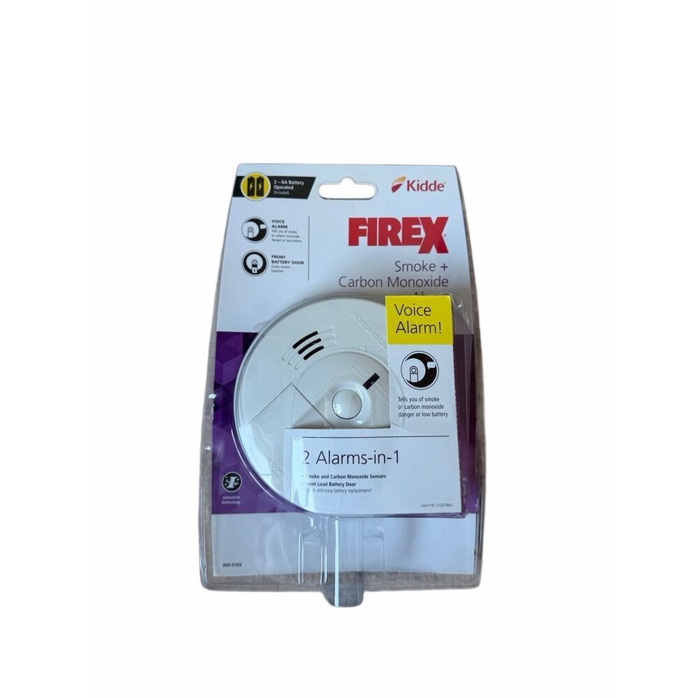 Kidde Firex AA Battery Powered Smoke & Carbon Monoxide Detector